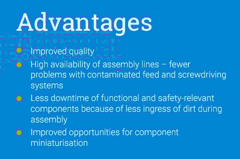 Cleanliness Advantages