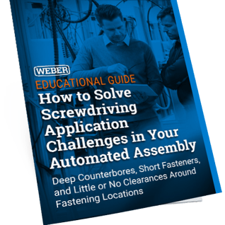 How to Solve Screwdriving Application Challenges in Your Automated Assembly - mock eBook